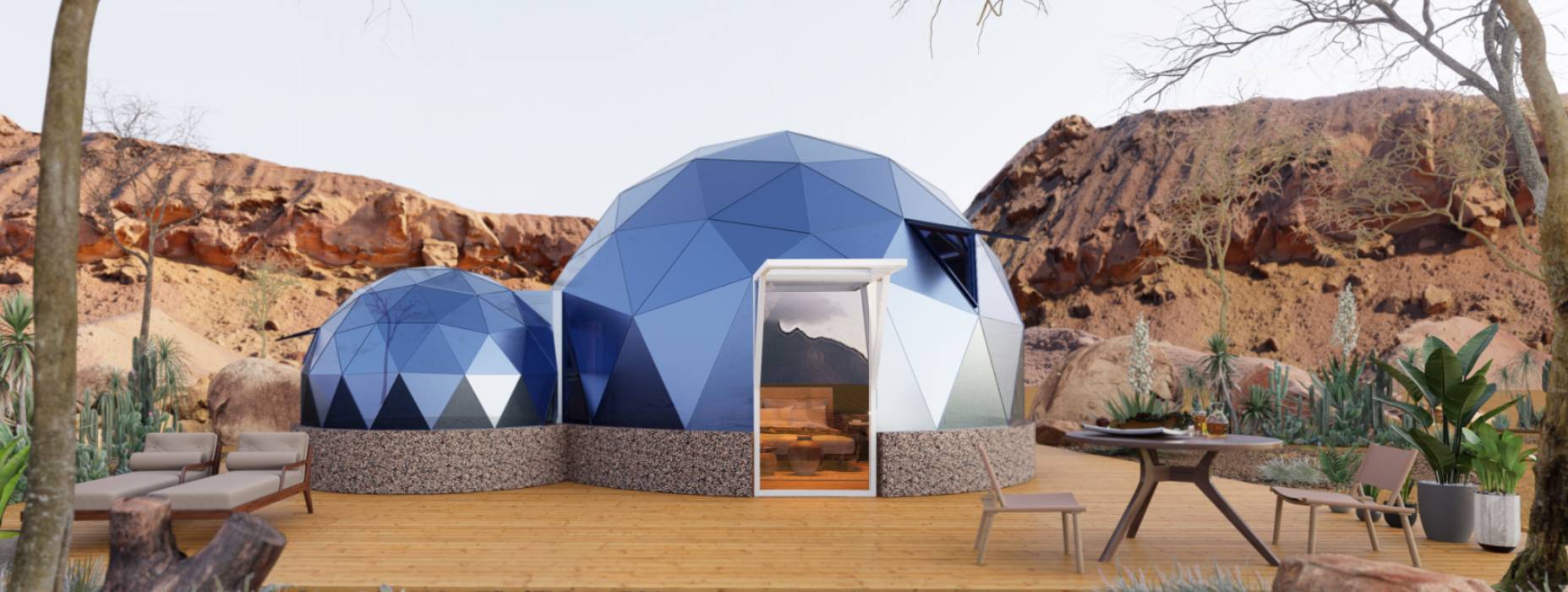 千阳县球形智能光伏玻璃星空房